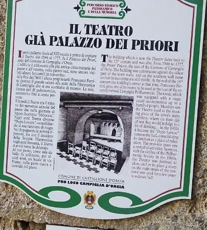 La Casa Del Teatro Campiglia dʼOrcia