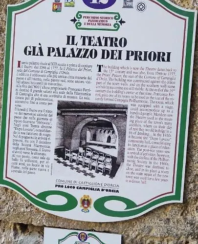 La Casa Del Teatro Campiglia dʼOrcia